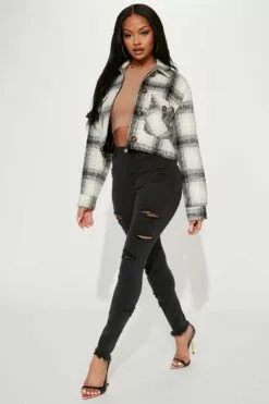 Fashion Nova Stop And Stare Seamless Stretch Skinny Jeans - Black