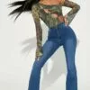 Fashion Nova Happy Hour Stretch Flare Jeans - Medium Wash -Fashion Nova Sales 11 09 22Studio2 KJ CG 11 41 55 11 BOE35W MediumWash 12272 SG