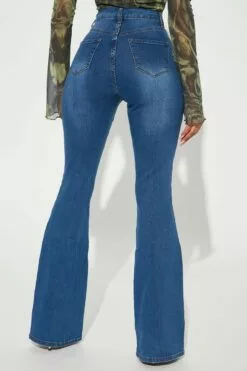 Fashion Nova Happy Hour Stretch Flare Jeans - Medium Wash 10 Fashion Nova Happy Hour Stretch Flare Jeans - Medium Wash -Fashion Nova Sales 11 09 22Studio2 KJ CG 11 42 59 11 BOE35W MediumWash 12289 SG