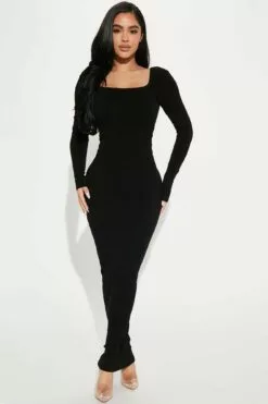 Fashion Nova Hailey Snatched Top - Black