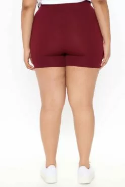 Fashion Nova Uncomplicated Seamless Shorts - Wine -Fashion Nova Sales 12 01 20Studio3 RT ON 10 11 13 8 SP61269 Wine 0577 PLUS JK