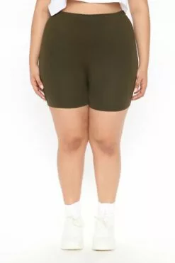 Fashion Nova Uncomplicated Seamless Shorts - Olive -Fashion Nova Sales 12 04 20Studio3 RT JH 09 10 50 4 SP61269 Olive 69393 PLUS RA