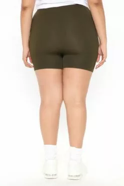 Fashion Nova Uncomplicated Seamless Shorts - Olive -Fashion Nova Sales 12 04 20Studio3 RT JH 09 10 50 4 SP61269 Olive 69394 PLUS RA