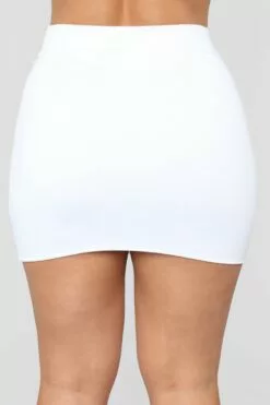 Fashion Nova Melanie Mini Skirt - White -Fashion Nova Sales 12 07 18 Studio 2 OD 10 12 38 S10442QQCJ White0594 AG