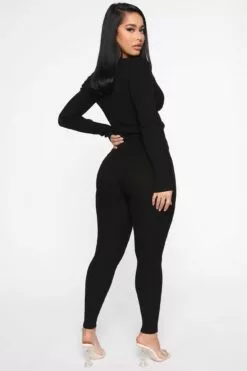 Fashion Nova Wrong Way Sweater Pant Set - Black -Fashion Nova Sales 12 12 19 Studio 3 RM JJ 11 17 32 20 22157 Black NT