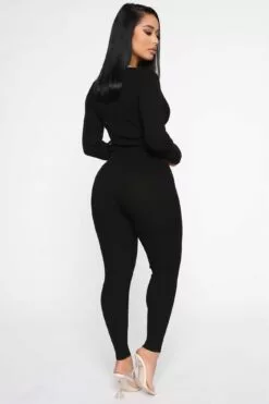 Fashion Nova Wrong Way Sweater Pant Set - Black -Fashion Nova Sales 12 12 19 Studio 3 RM JJ 11 17 33 20 22157 Black NT
