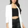 Fashion Nova The Celine Blazer - Ivory -Fashion Nova Sales 12 14 18 Studio 1 AB 13 18 51 JK18888Z Ivory 0223 AJ