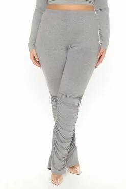 Fashion Nova Stacked Honey High Rise Pant - Heather Grey 15 Fashion Nova Stacked Honey High Rise Pant - Heather Grey -Fashion Nova Sales 12 17 20Sudio3 RT SA 10 38 38 17 200512 HeatherGrey 0691 PLUS WG