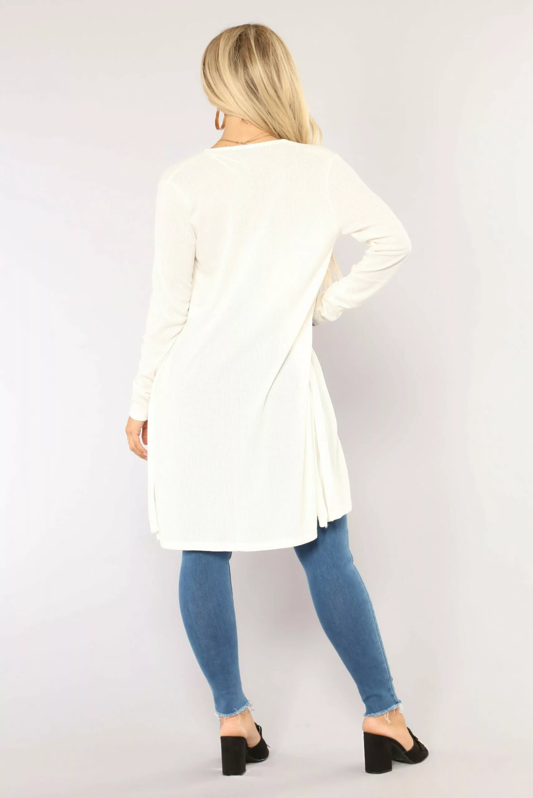 Fashion Nova Nita Ribbed Cardigan - Off White 11 Fashion Nova Nita Ribbed Cardigan - Off White - Image 9