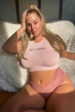 Fashion Nova 90's Baby Tank Top - Pink -Fashion Nova Sales 90 sBabyTankTop Pink MER