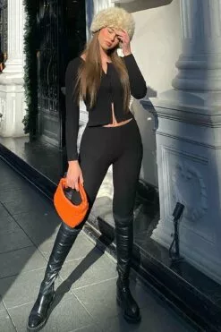 Fashion Nova Wrong Way Sweater Pant Set - Black -Fashion Nova Sales WrongWaySweaterPantSet Black MER